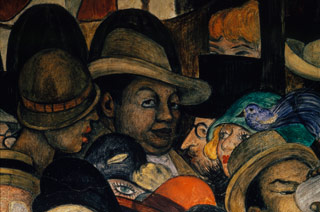 Self-portrait in SEP murals