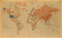 Planisfero politico (Political Planisphere)