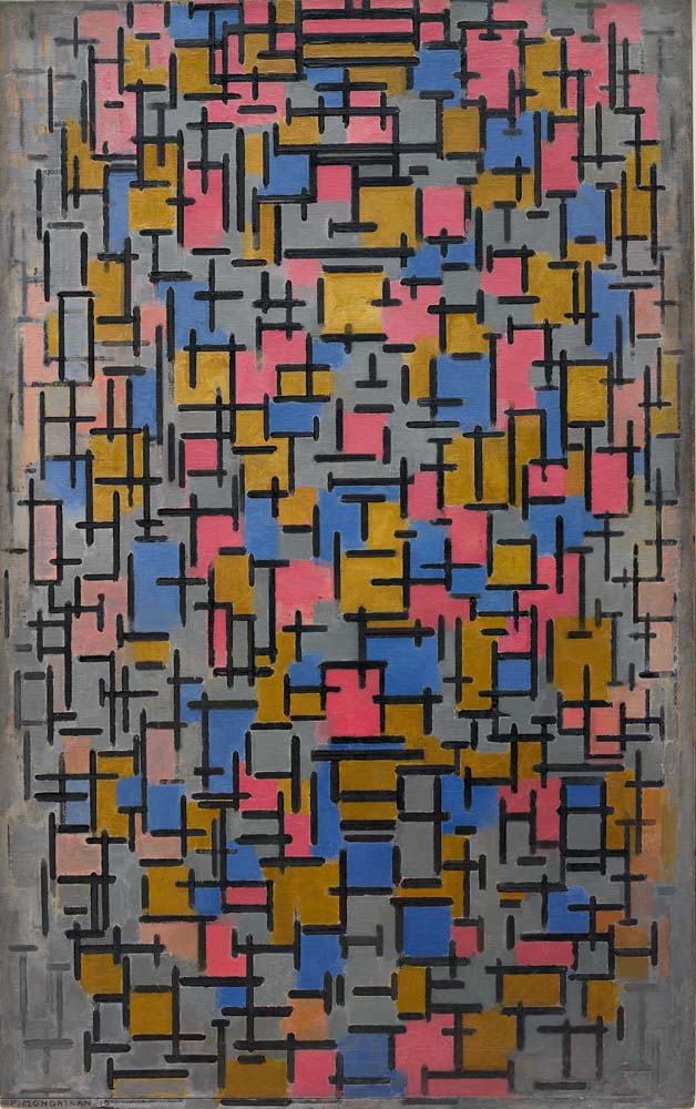 moma inventing abstraction piet mondrian compositie works of piet mondrian