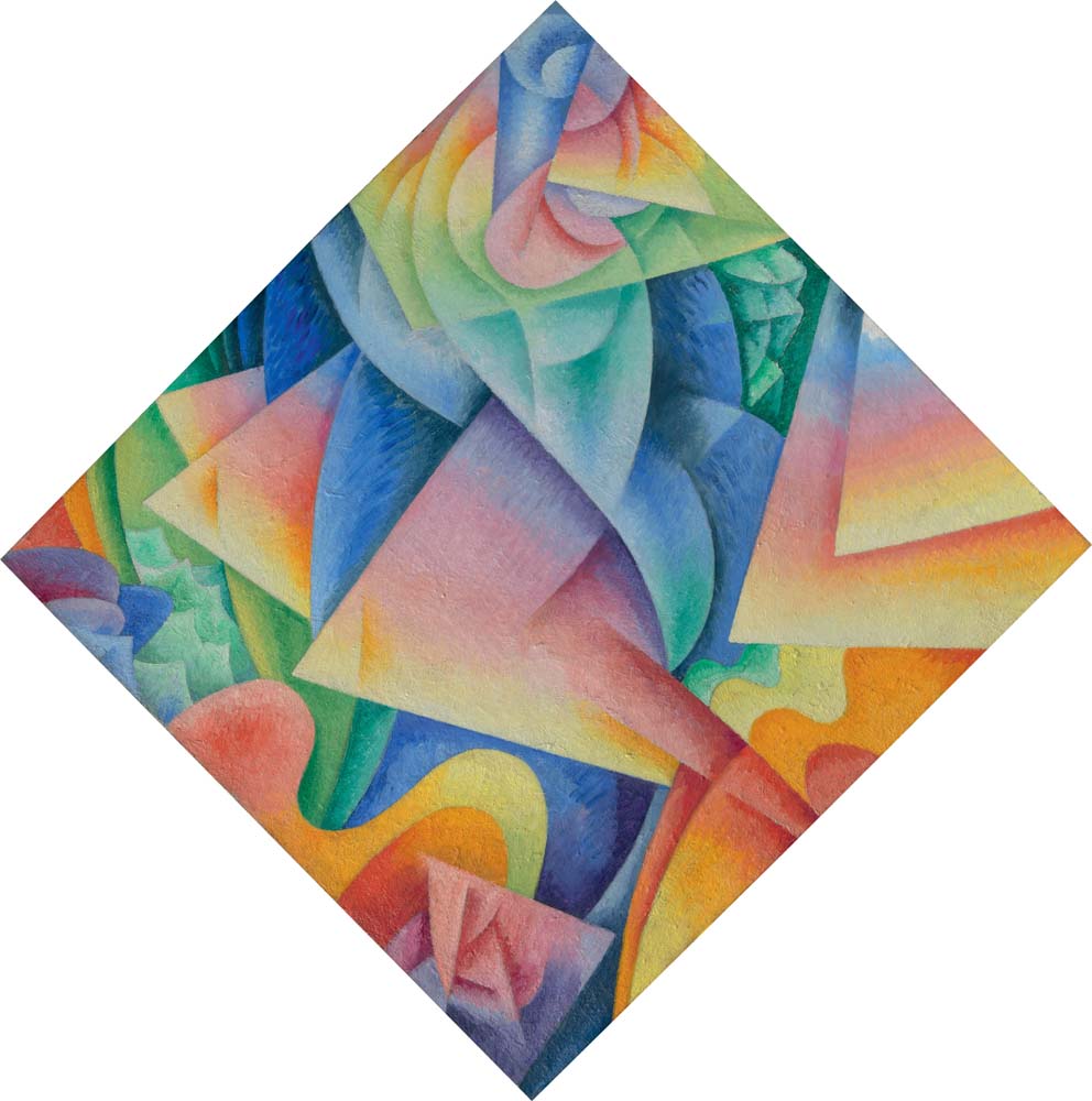 MoMA | Inventing Abstraction | Gino Severini | Danseuse \u003d Hélice \u003d Mer  (Dancer \u003d propeller \u003d sea). 1915, image size:992x1000