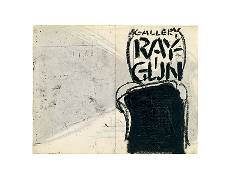 Suggested Design for a Brochure Announcing Ray Gun Show at the Judson Gallery