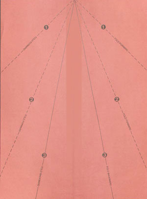 Pink paper airplane by Louise Lawler