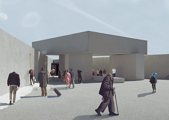 PS1 Dolmen, First Office