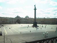 View of the Palace Square from the Hermitage
