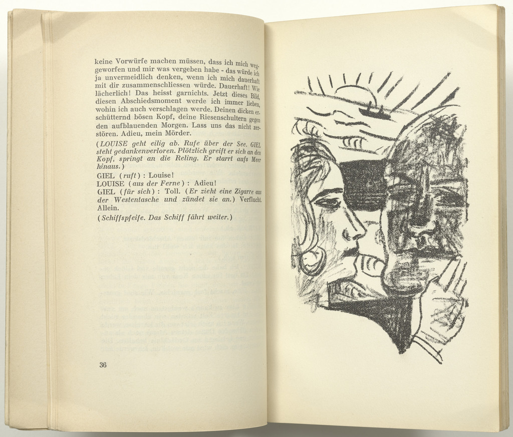 Second Illustration for Scene 2 (plate facing page 36) from Der Mensch ist kein Haustier (Man Is Not a Domestic Animal)