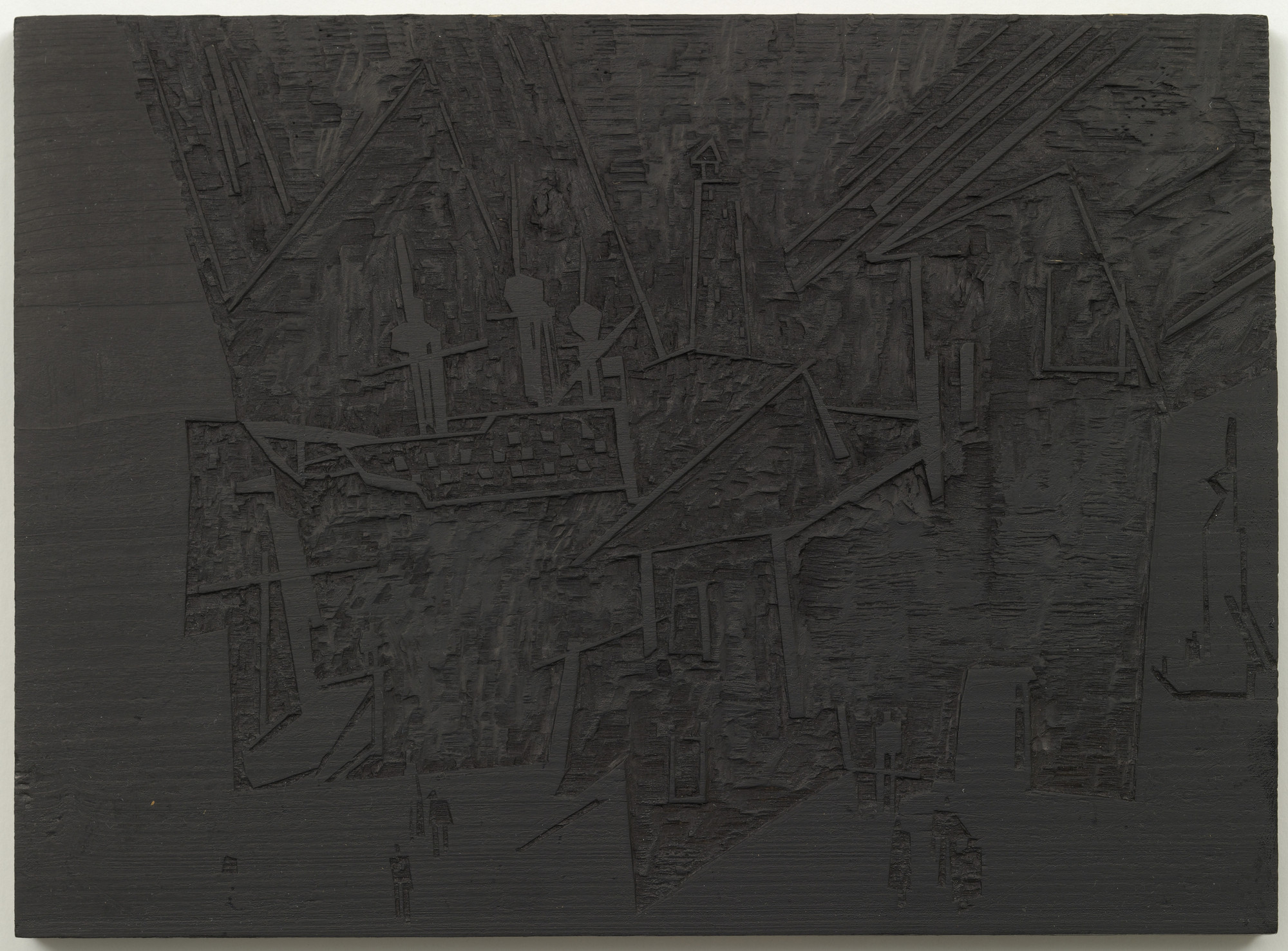 Lyonel Feininger. Woodblock for The Harbor (Hafen)