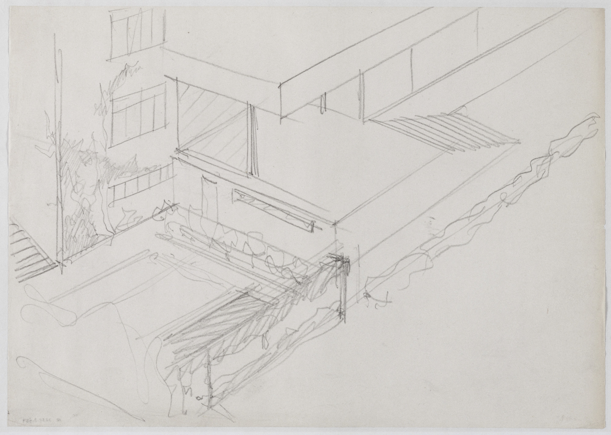 Ludwig Mies van der Rohe. Tugendhat House, Brno, Czech Republic sketch). 1928-1930 | MoMA