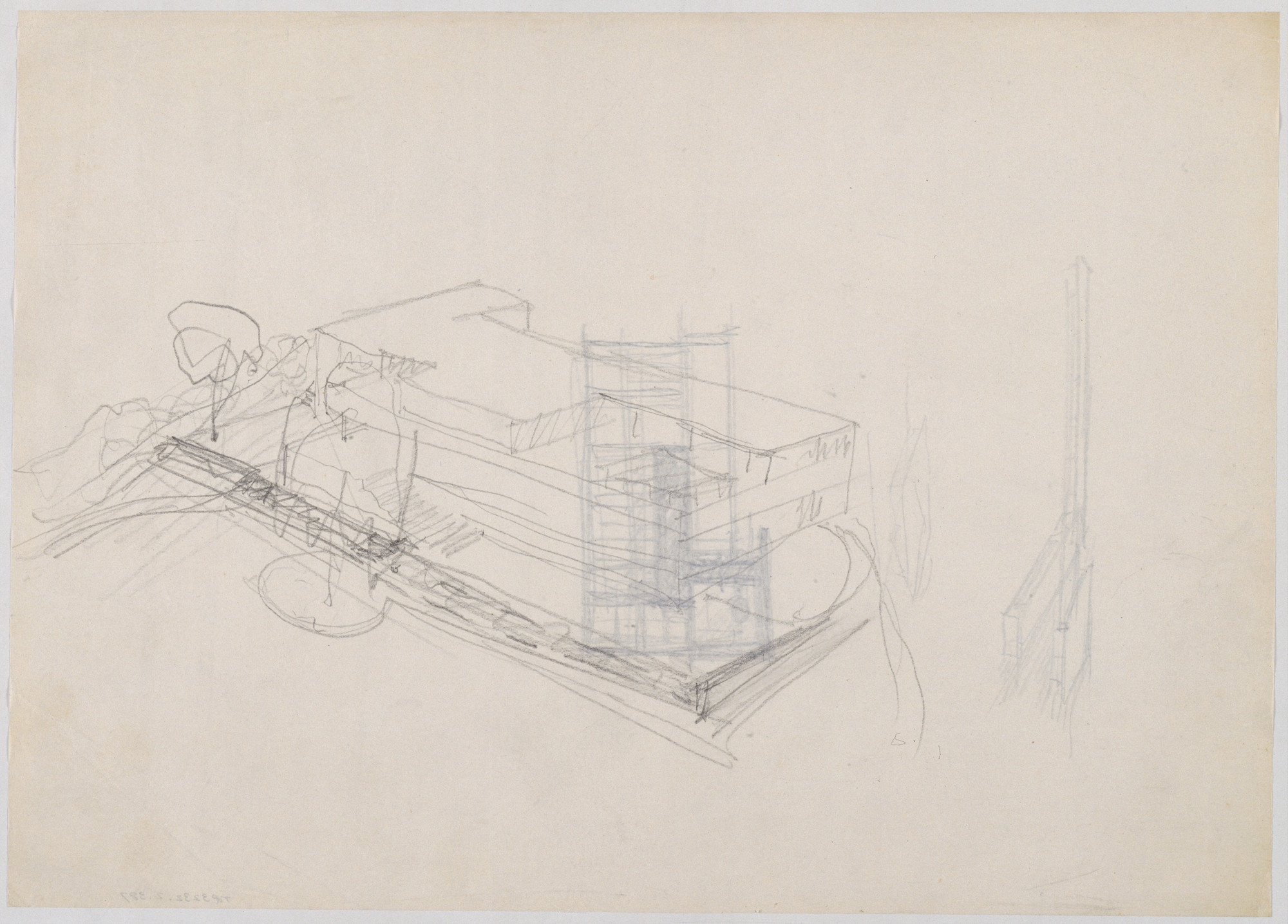 Ludwig Mies van der Rohe. Tugendhat House, Brno, Czech Republic sketch). 1928-1930 | MoMA