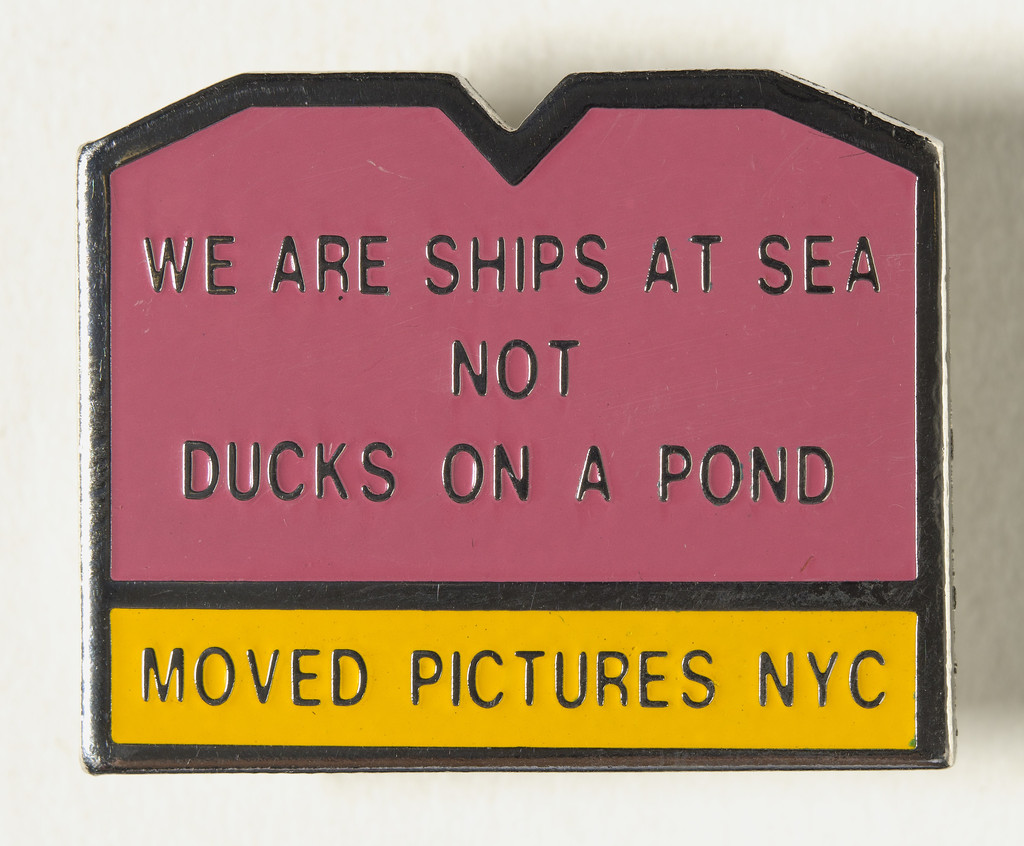 We Are Ships at Sea Not Ducks on a Pond