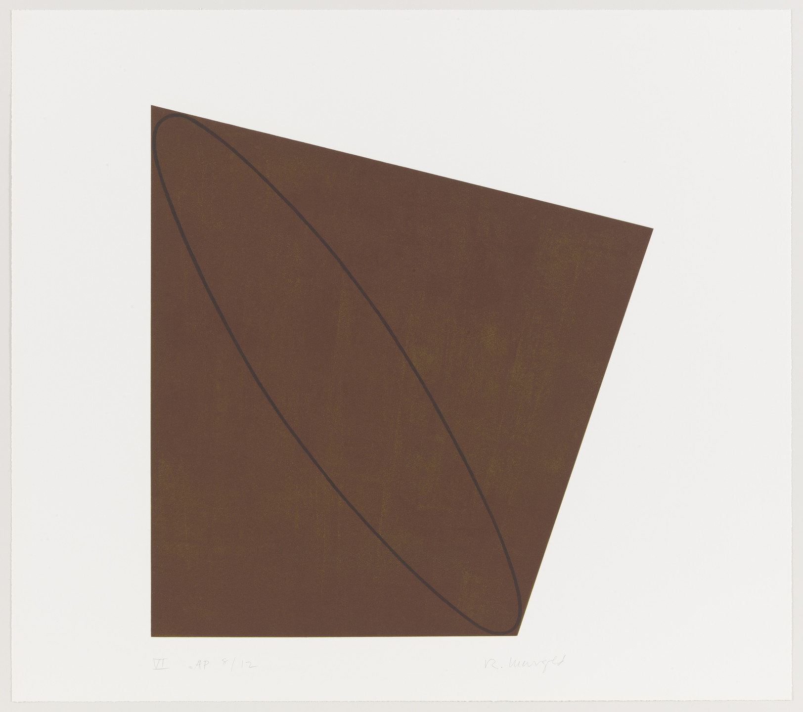 Robert Mangold. Attic Series II (VI-X). 1991