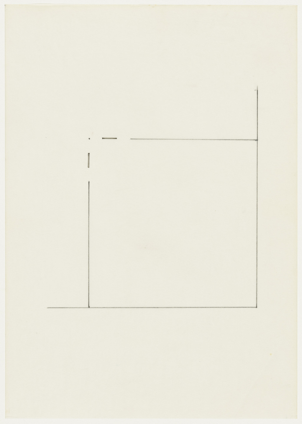 Yutaka Matsuzawa. Installation Drawing for Nr. 2. n.d.