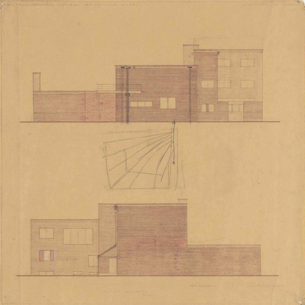 Wolf House, Gubin, Poland, North and west elevations