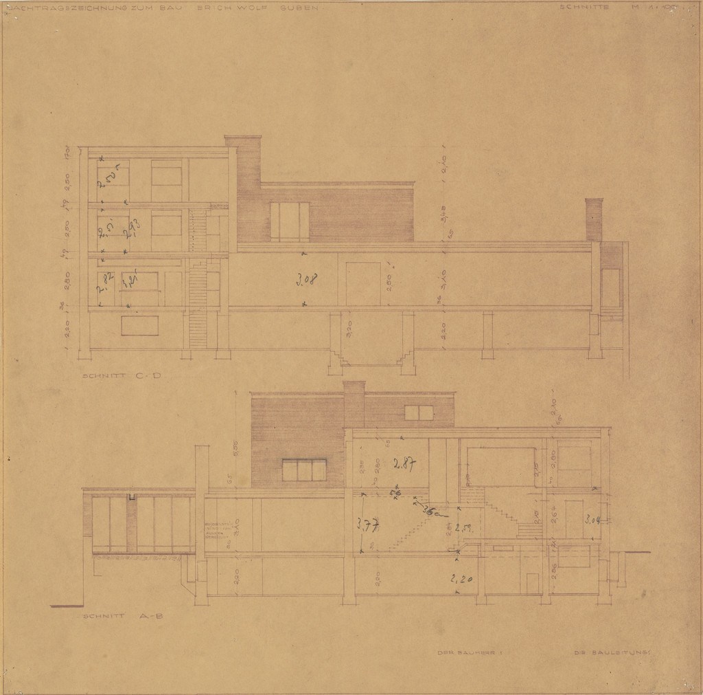 Wolf House, Gubin, Poland, Two sections