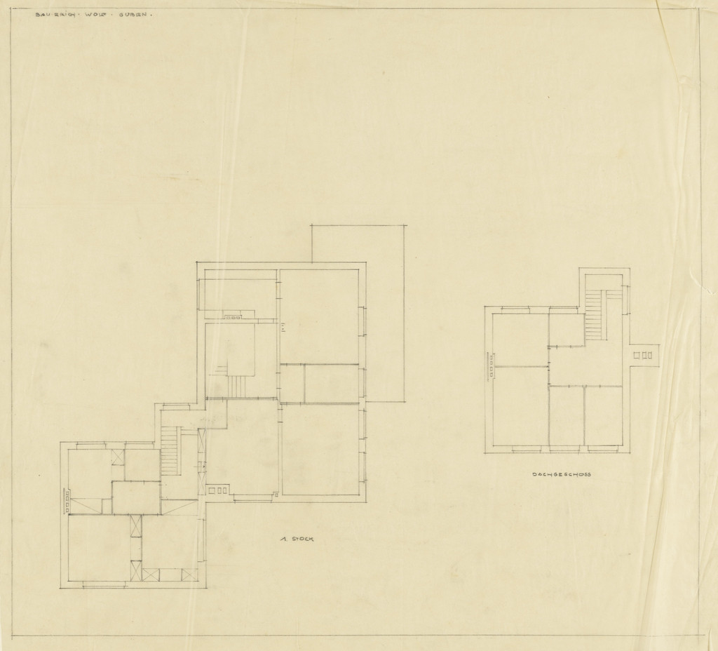 Wolf House, Gubin, Poland, Plan
