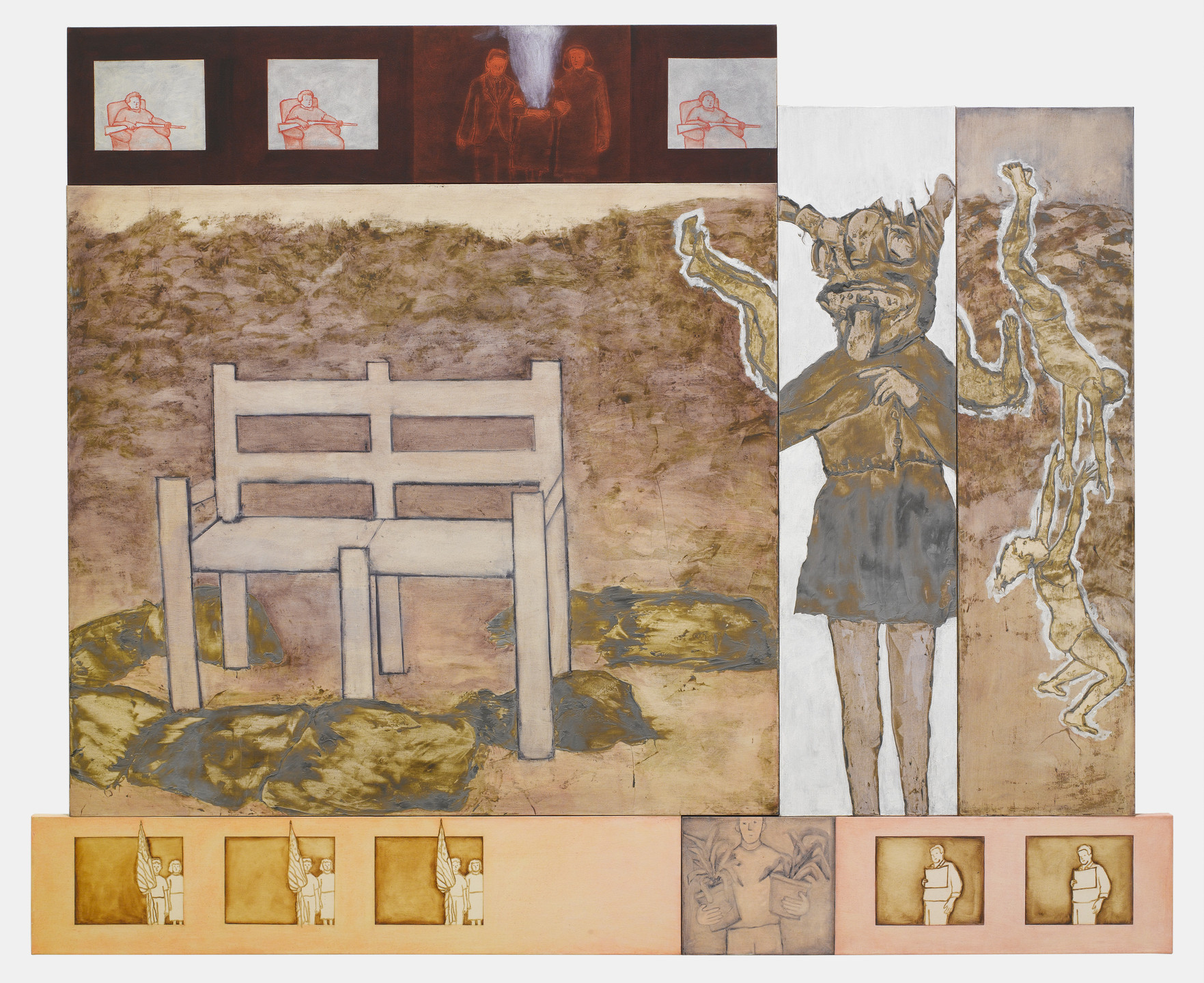 Ida Applebroog. Chronic Hollow. 1989