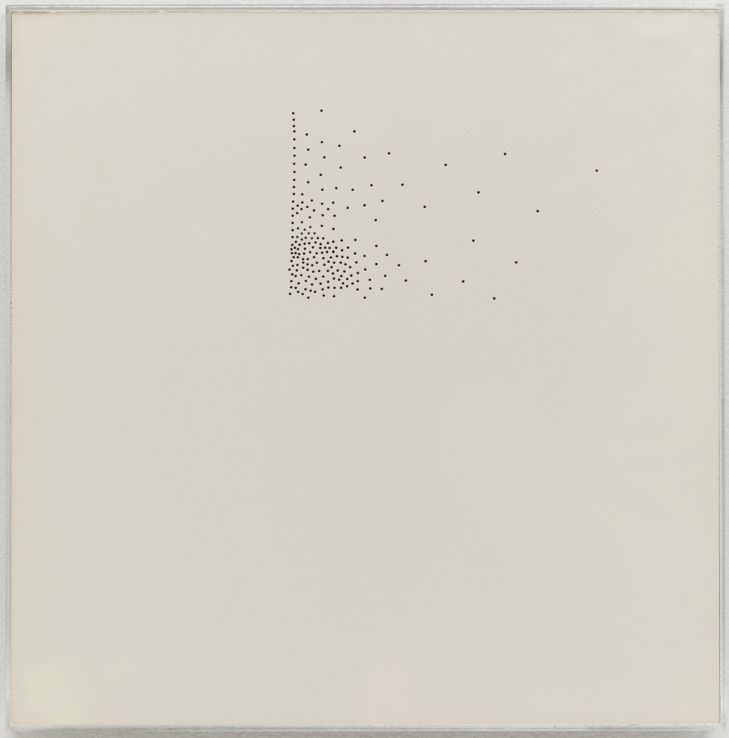 Mira Schendel. Perforated V (Perfurados V). c. 1970s