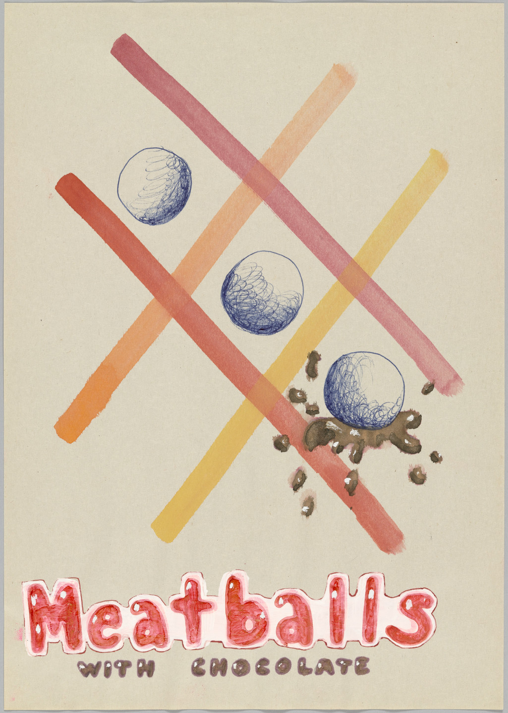 Riiko Sakkinen. Meatballs with Chocolate. 2003
