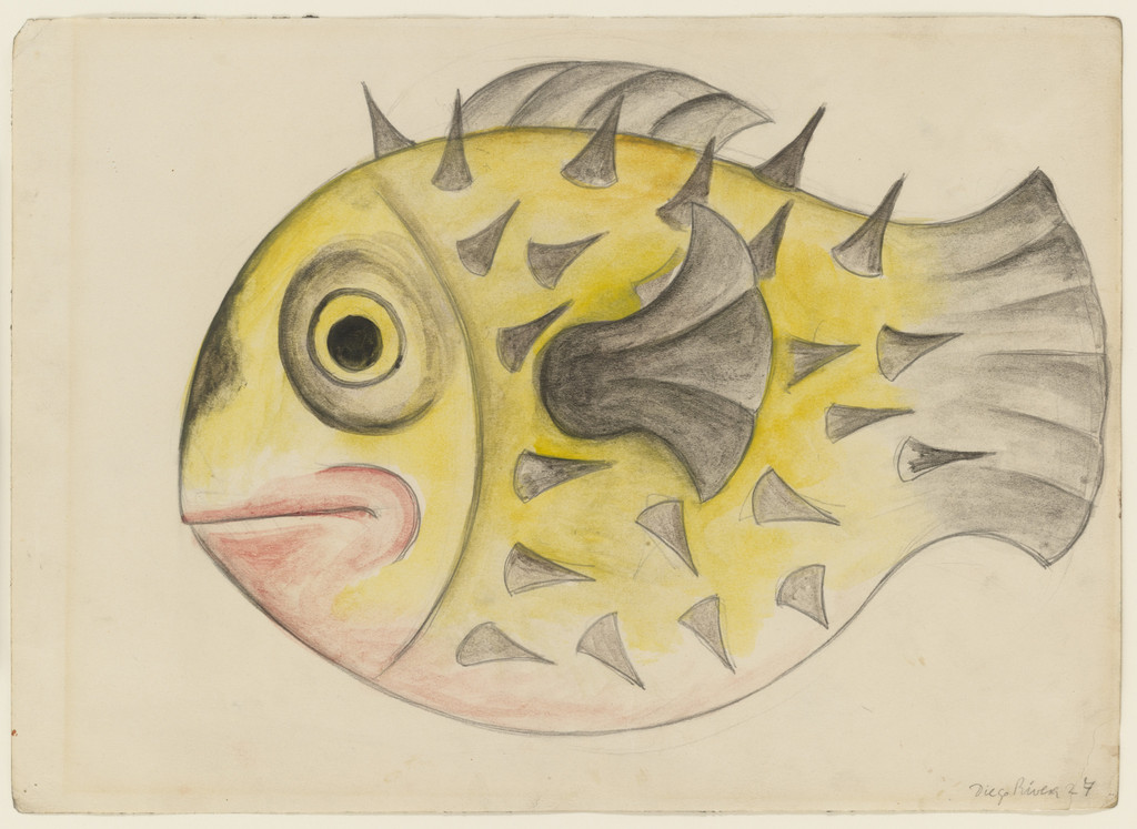 Sunfish. Costume design for the ballet H.P. (Horsepower)