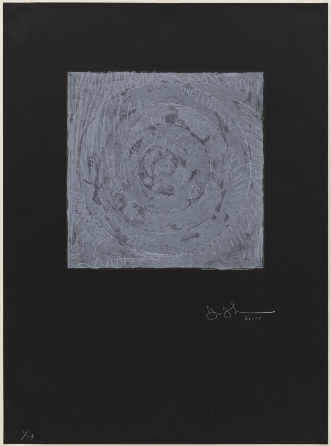 Jasper Johns. White Target. 1967–68, published 1968