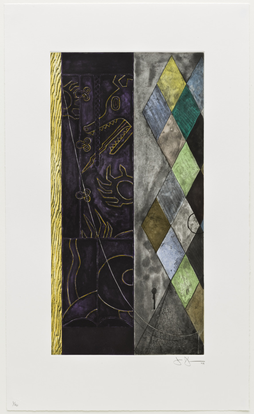 Jasper Johns. Untitled. 1999