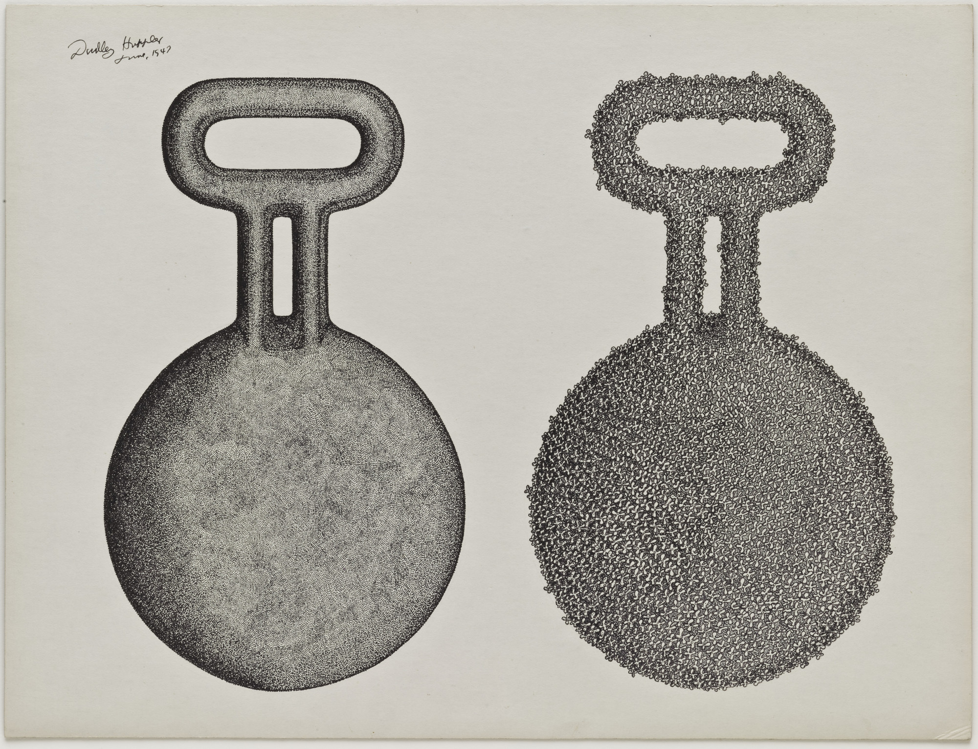 Dudley Huppler. Art and Nature. 1947 | MoMA