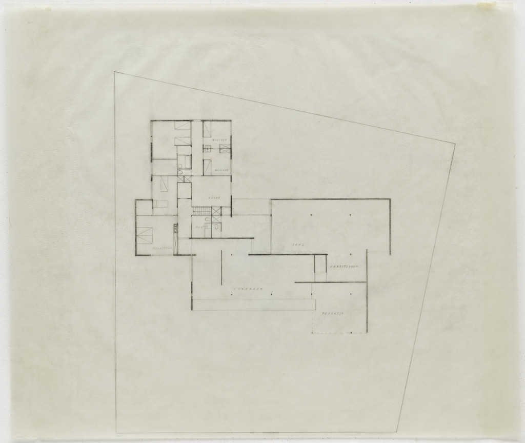 Nolde House Project, Berlin-Dahlem, Germany, Floor plan