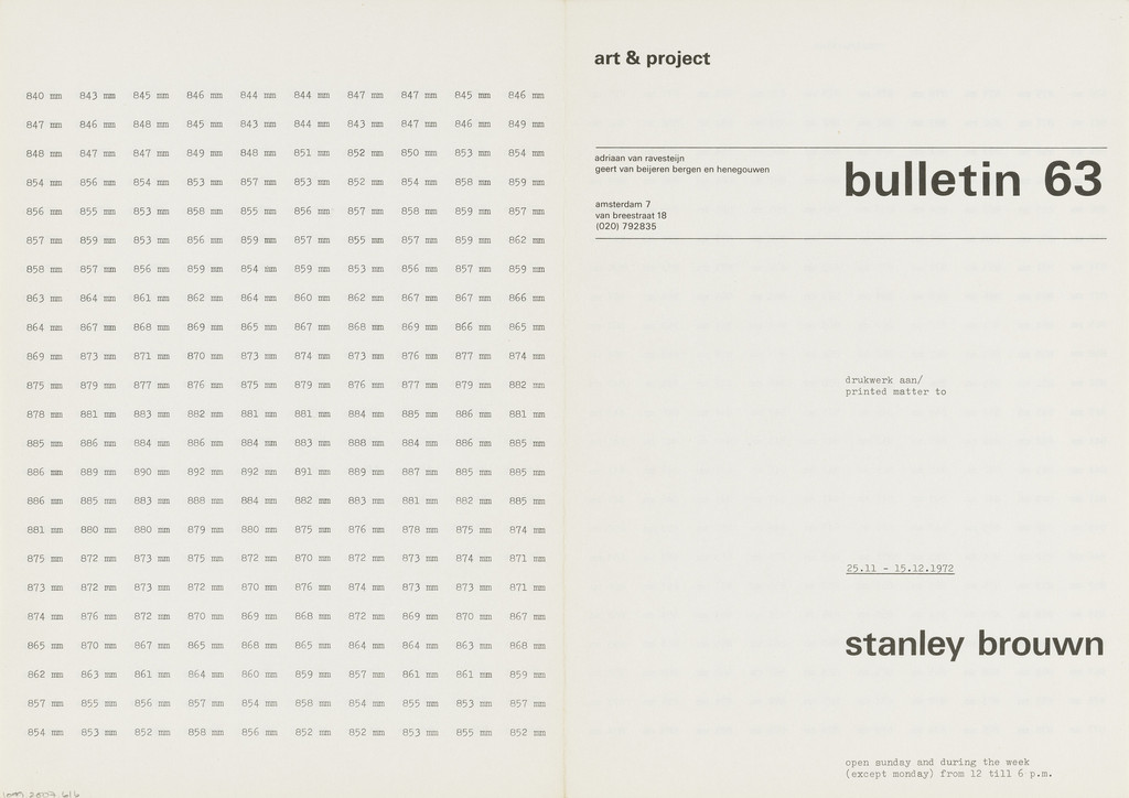 Art & Project Bulletin #61