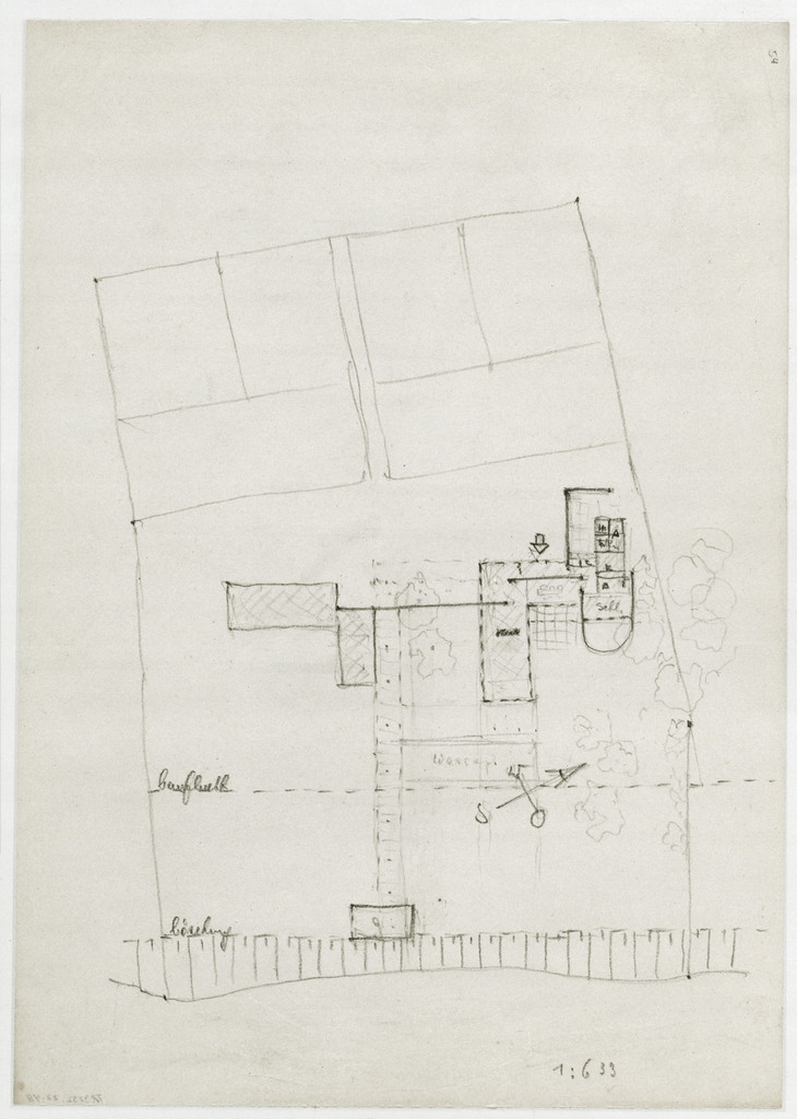 Hubbe House Project, Magdeburg, Germany (Plot plan)