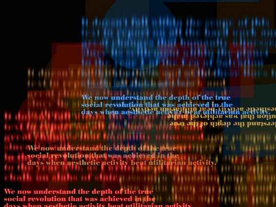 Underground (Trailer for a Book), Liam Gillick, 2004