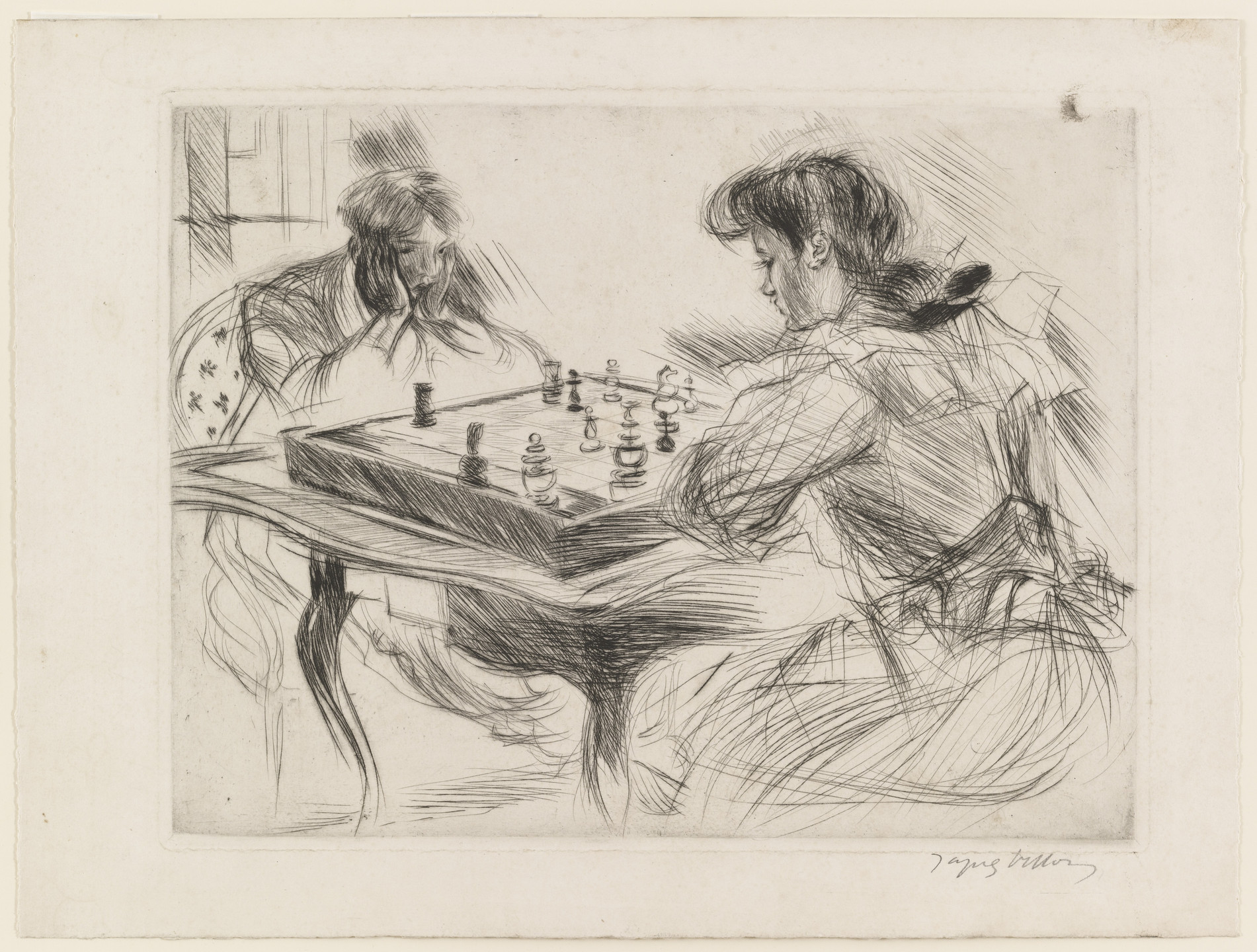 Jacques Villon. The Game of Chess (La Partie d'échecs). 1904