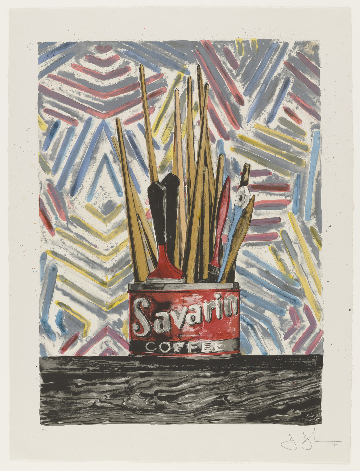 Jasper Johns. Savarin. 1977 | MoMA