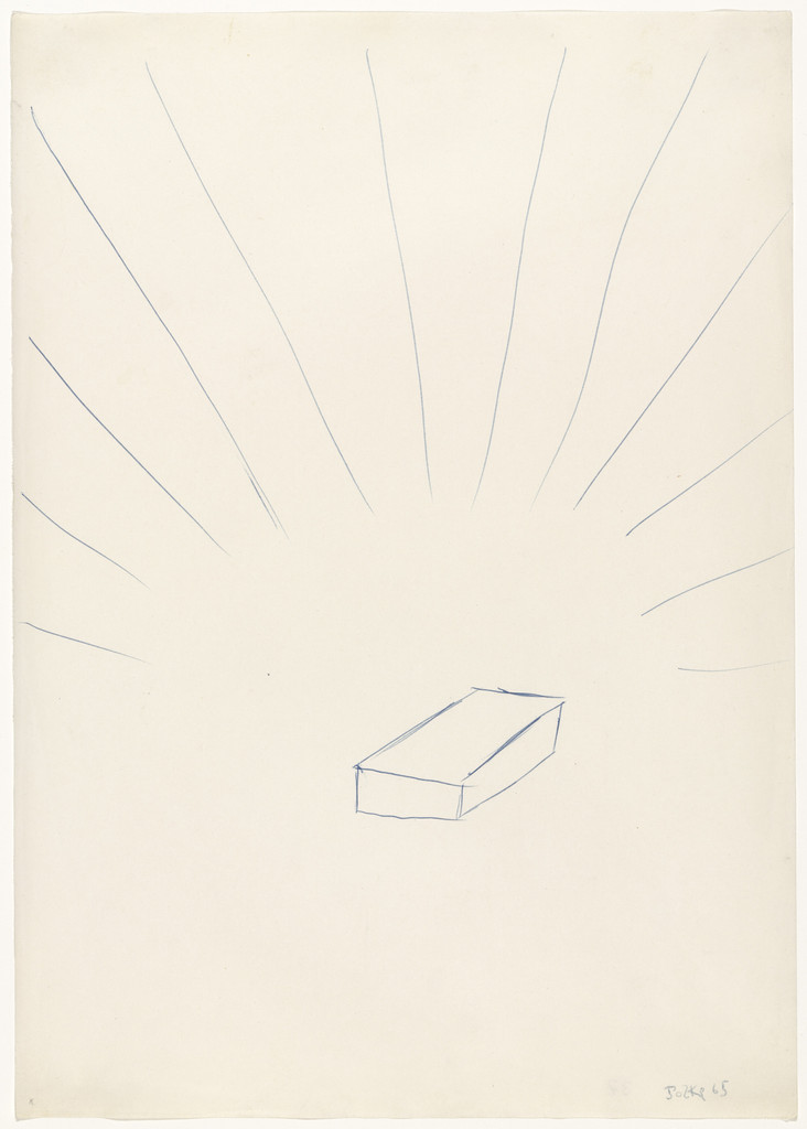 Untitled (Drawing for "Silberner Ziegelstein")