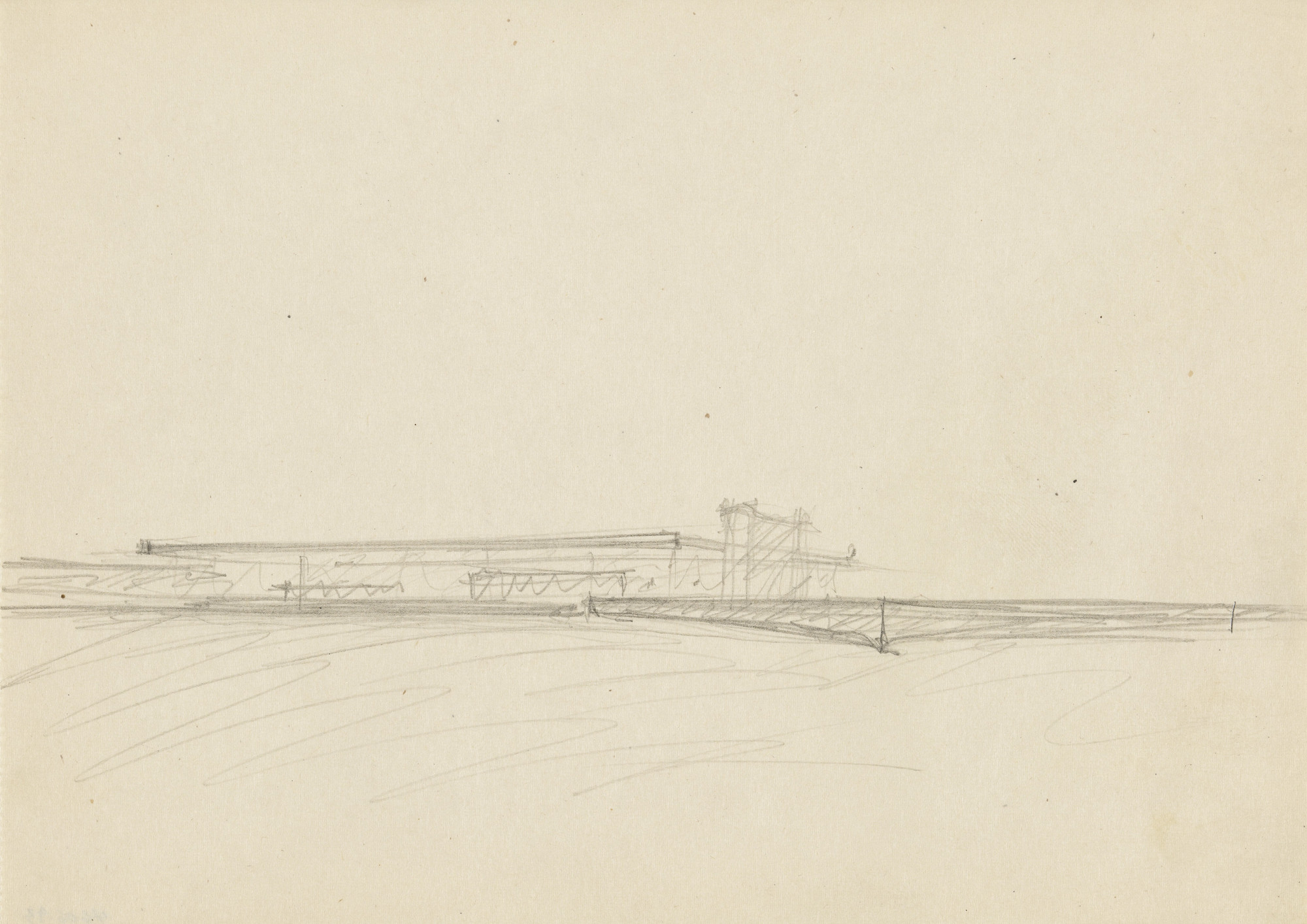 Ludwig Mies van der Rohe. Joseph Cantor House Project, Indianapolis,  Indiana, Perspective. 1946-1947 | MoMA