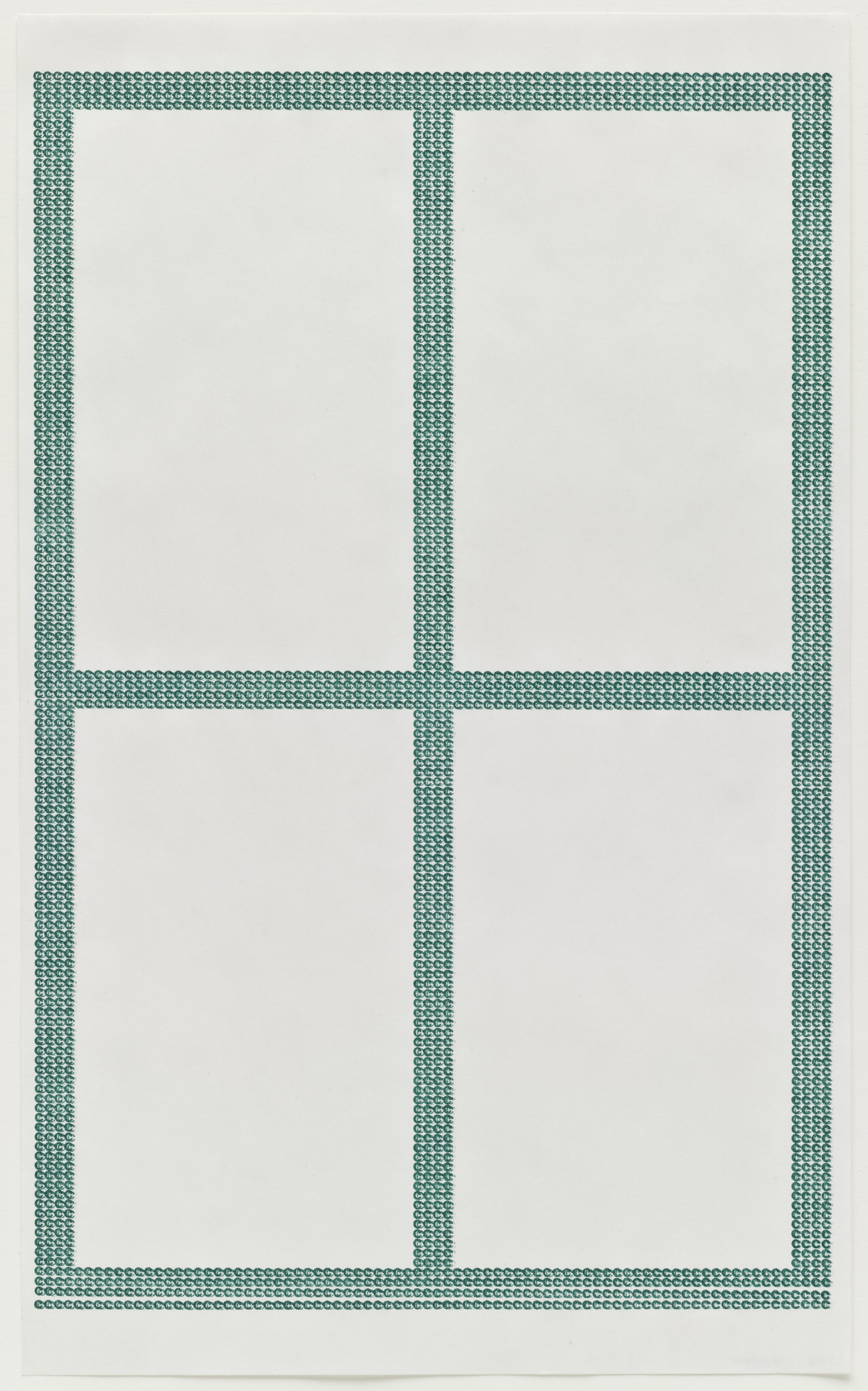 Christopher Knowles. Untitled (Green Window)