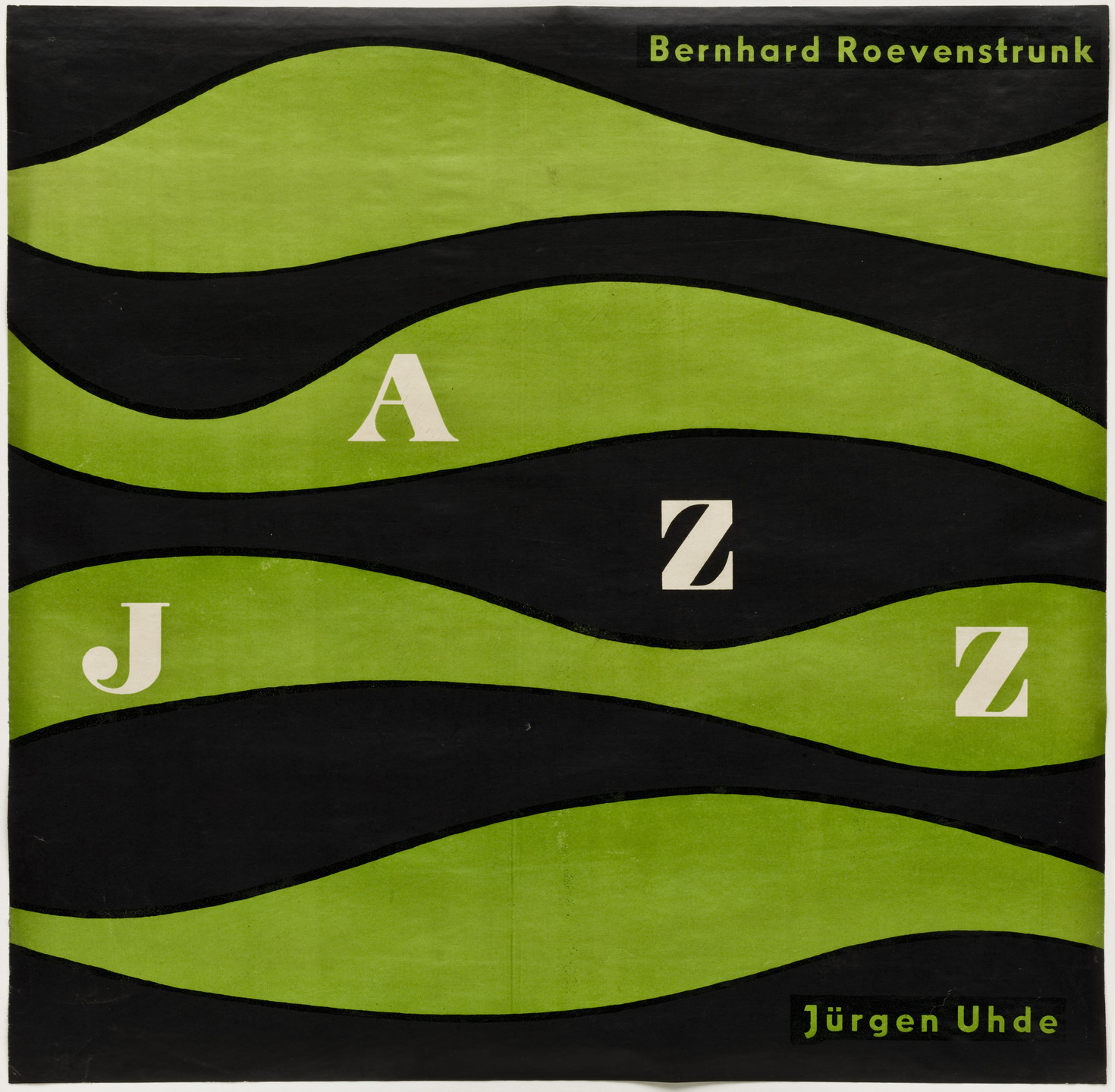 Otl Aicher (also known as Otto Aicher). Jazz. c. 1950