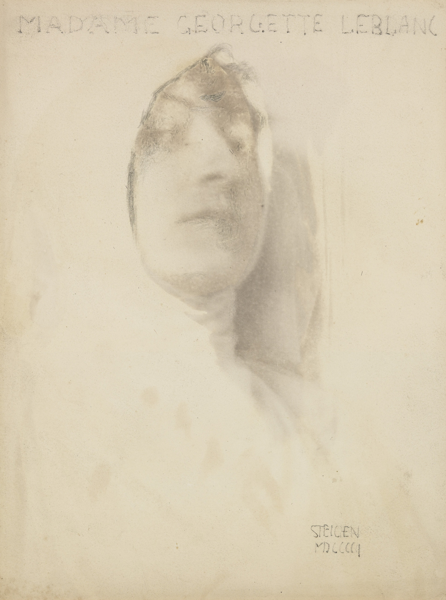 Edward Steichen. Madame Georgette Leblanc