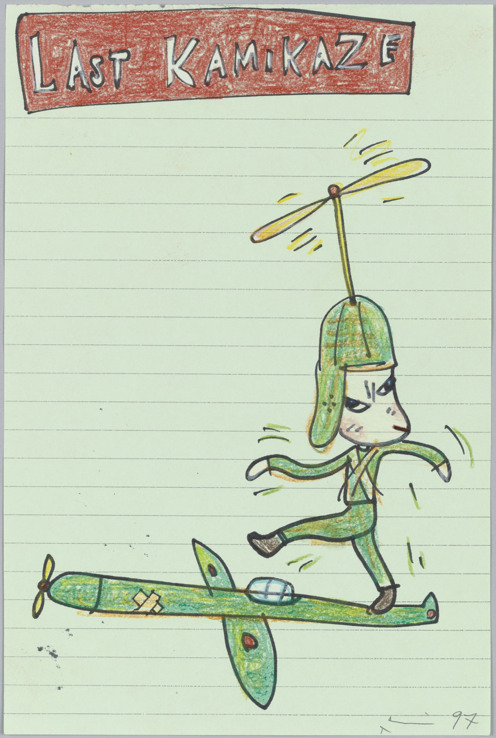 Yoshitomo Nara. Last Kamikaze. 1997