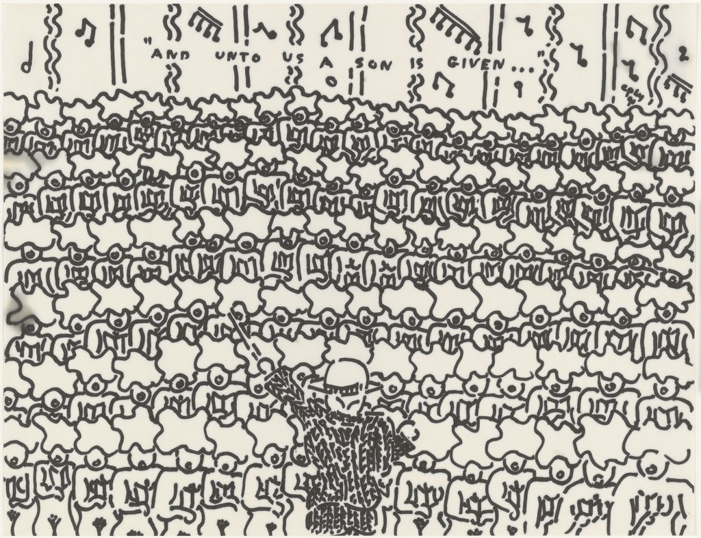 Untitled (Choir), William Copley, 1991