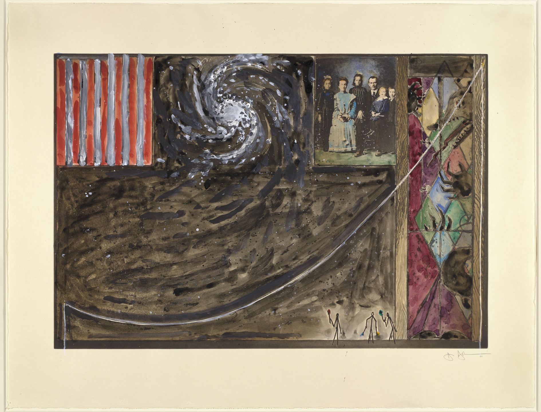 Jasper Johns. Untitled. 2001