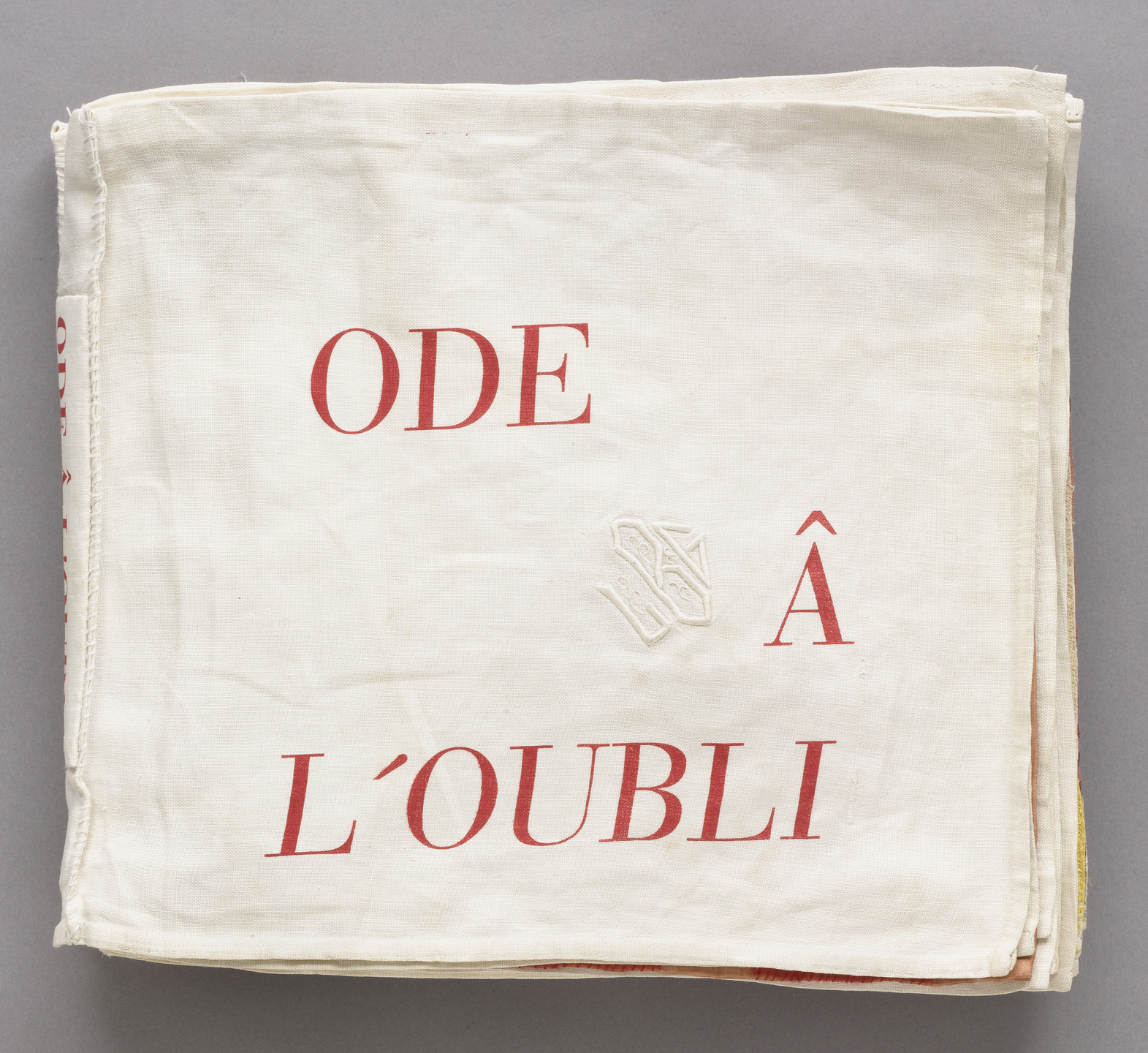 Louise Bourgeois. Ode à l'Oubli. 2002