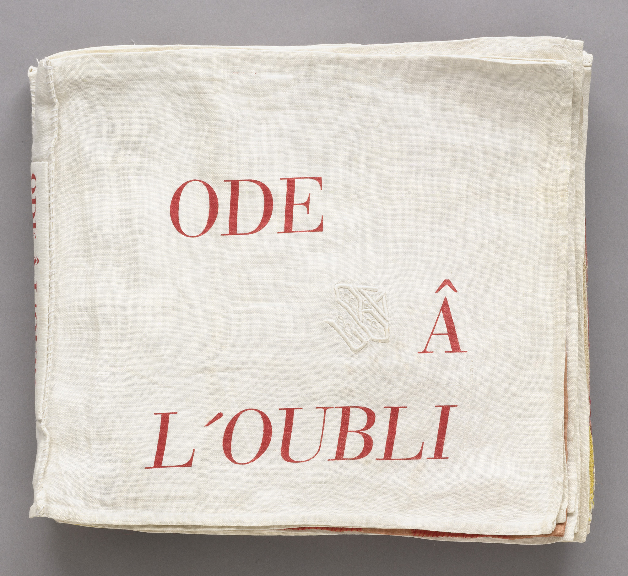 Louise Bourgeois. Ode à l'Oubli , cover