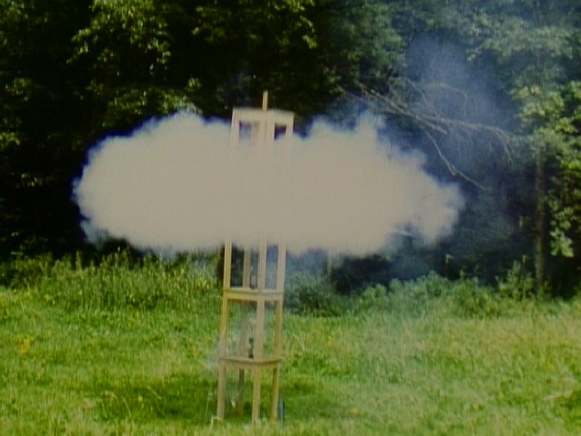 Roman Signer. Four Stools. 1986