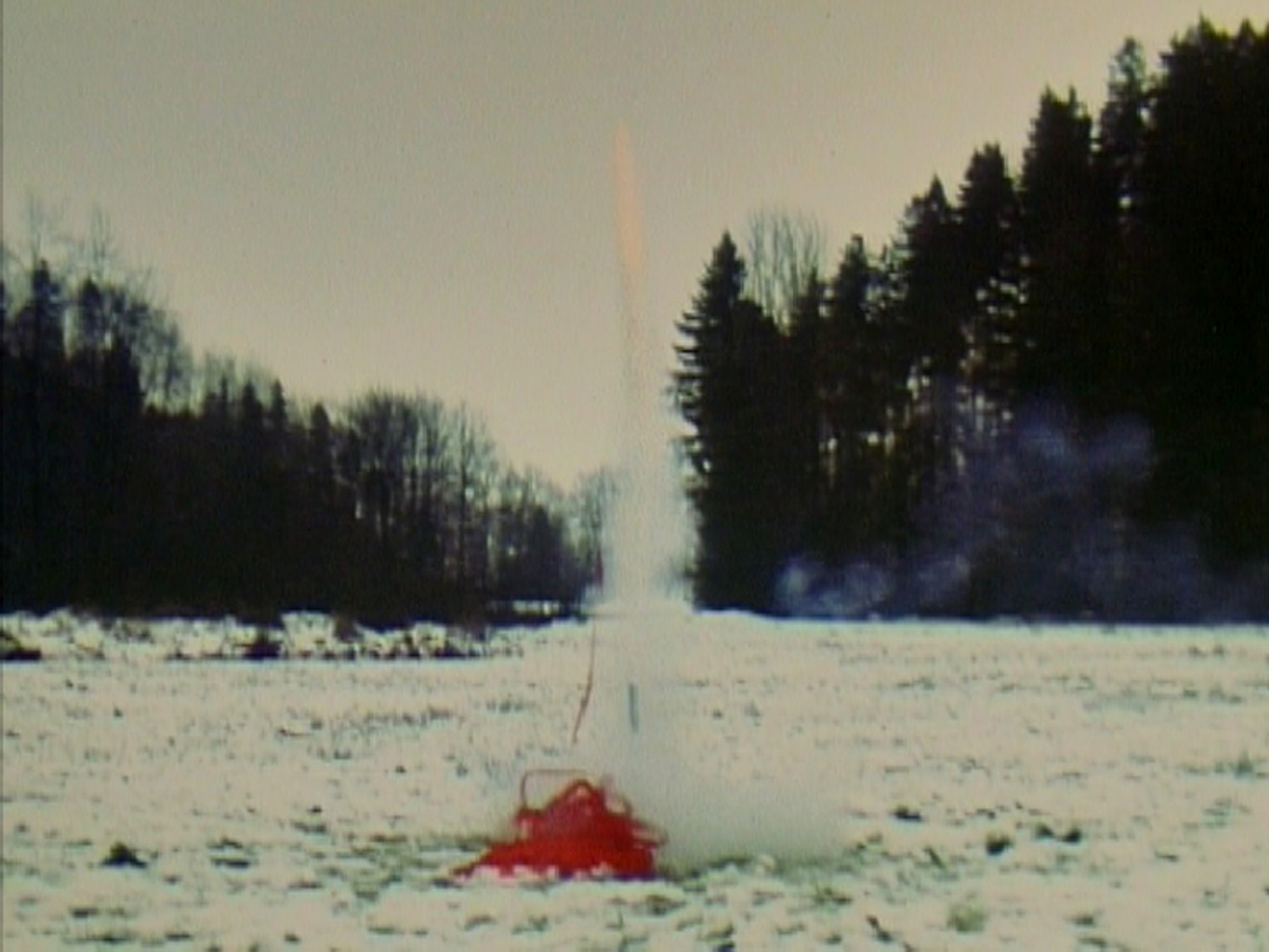 Roman Signer. Rocket. 1988