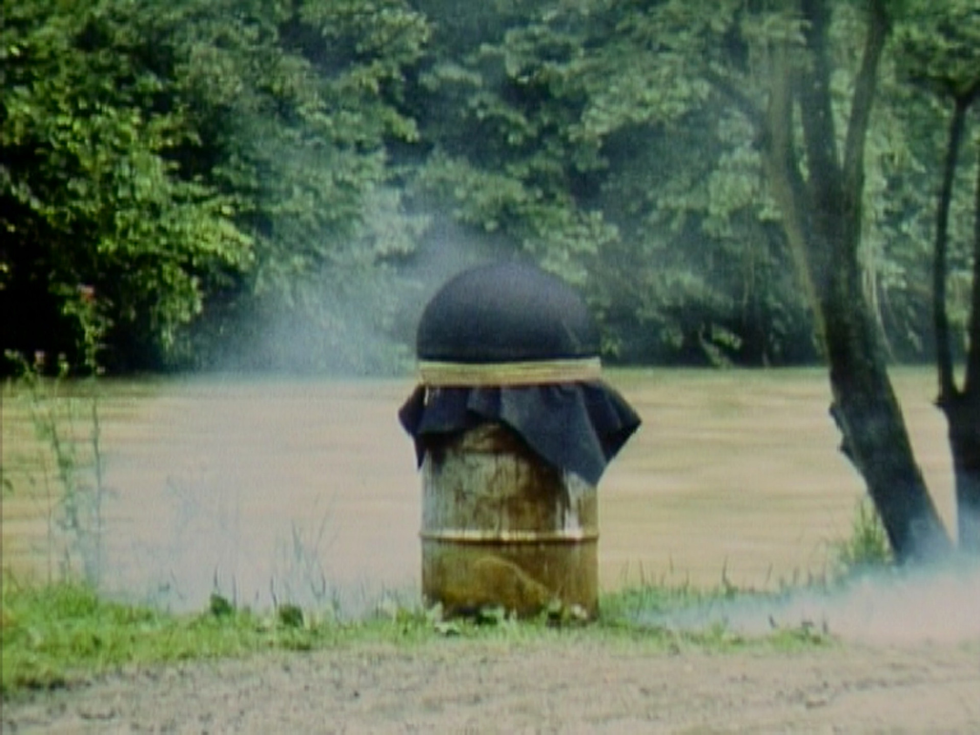 Roman Signer. Barrel. 1987