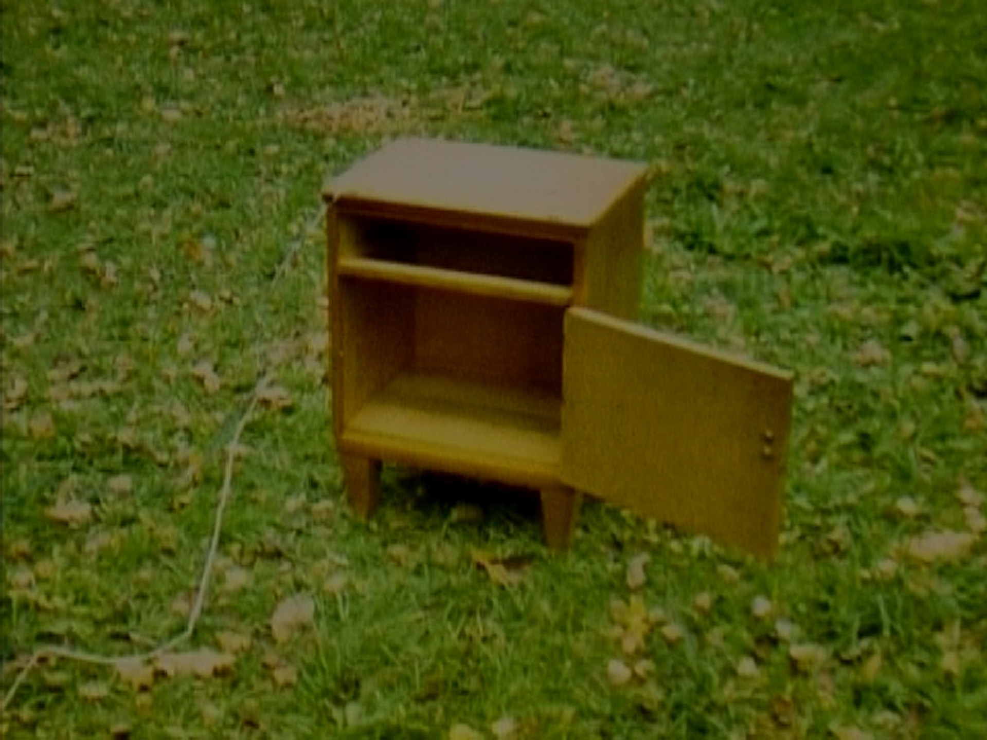 Roman Signer. Night Table. 1987