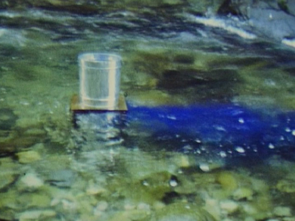 Stool in River