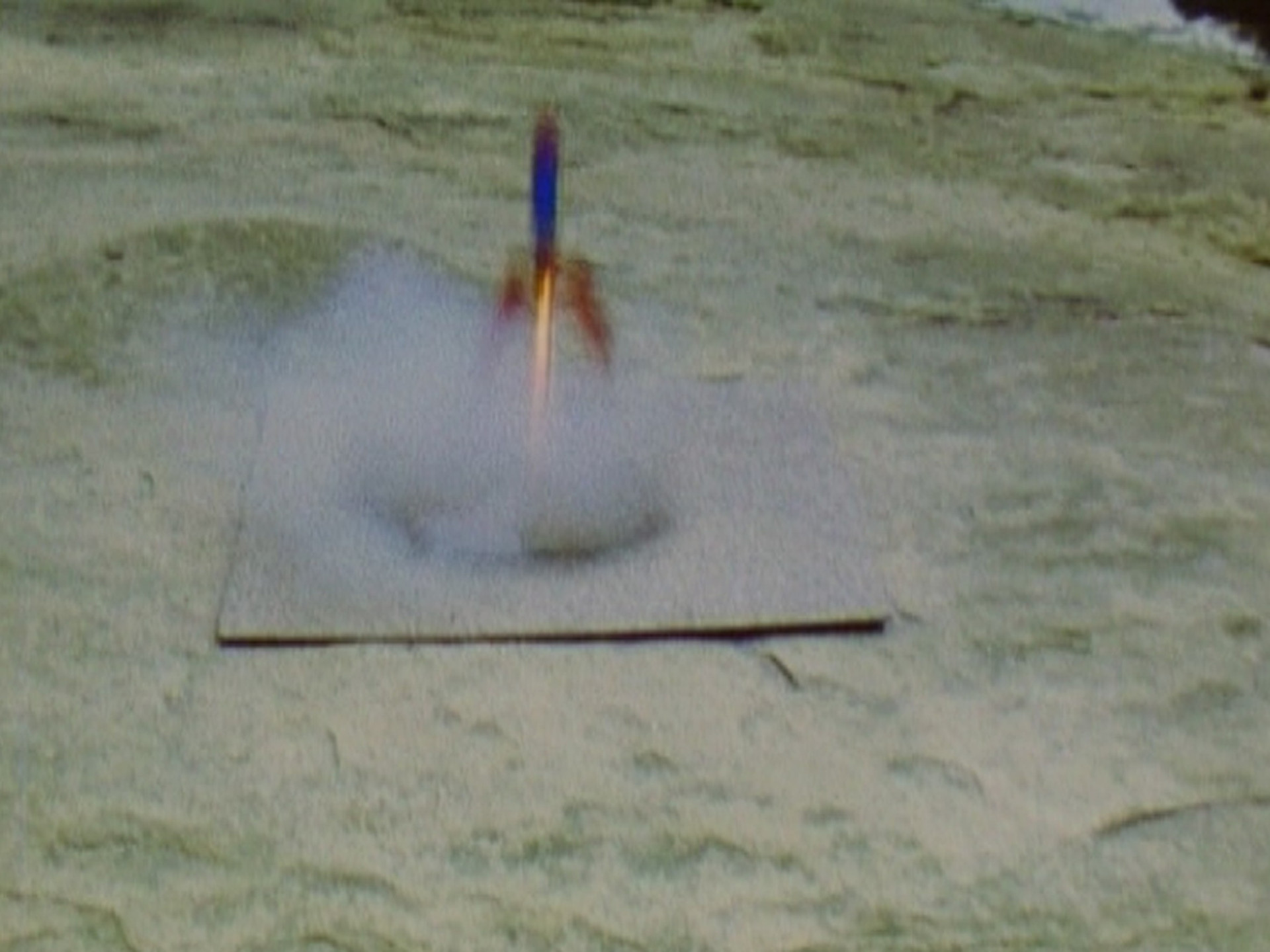 Roman Signer. Rocket. 1980