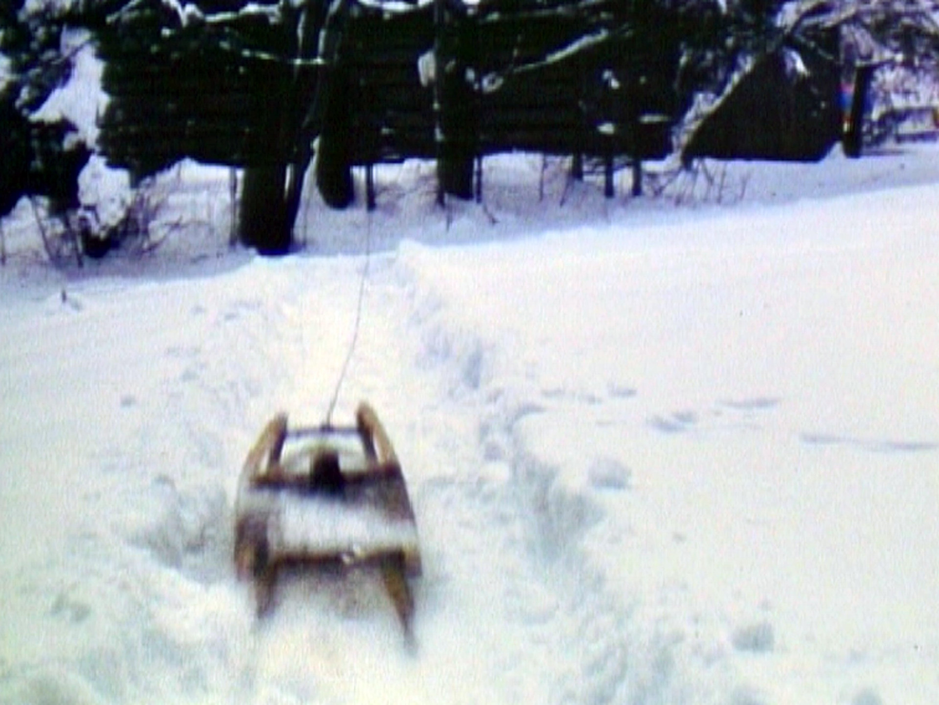 Roman Signer. Sled. 1980