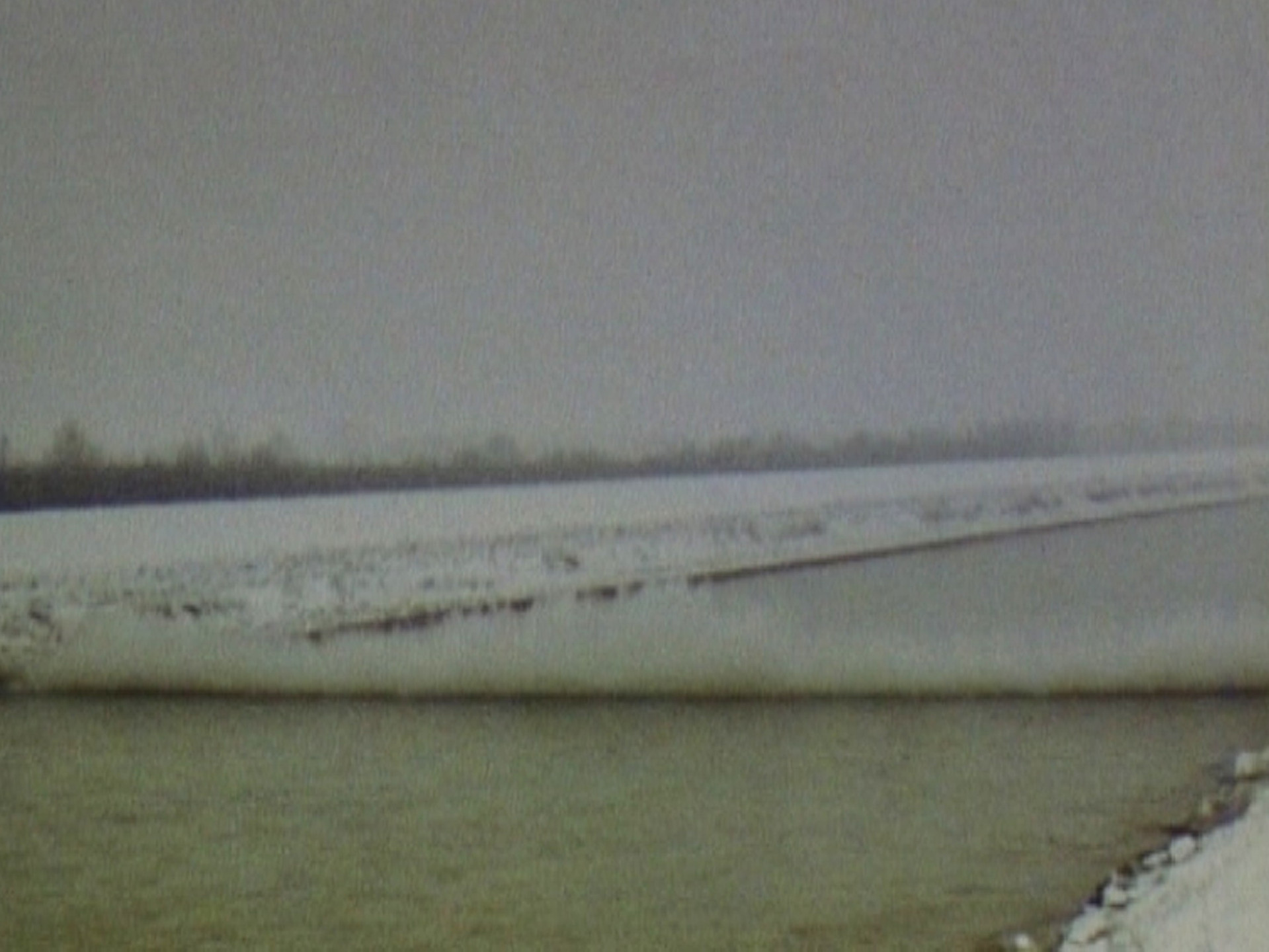 Roman Signer. Across the River. 1978