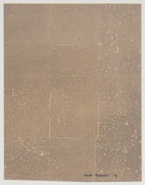 Piero Manzoni. Achrome from the illustrated book La lune en rodage I. 1959, published 1960